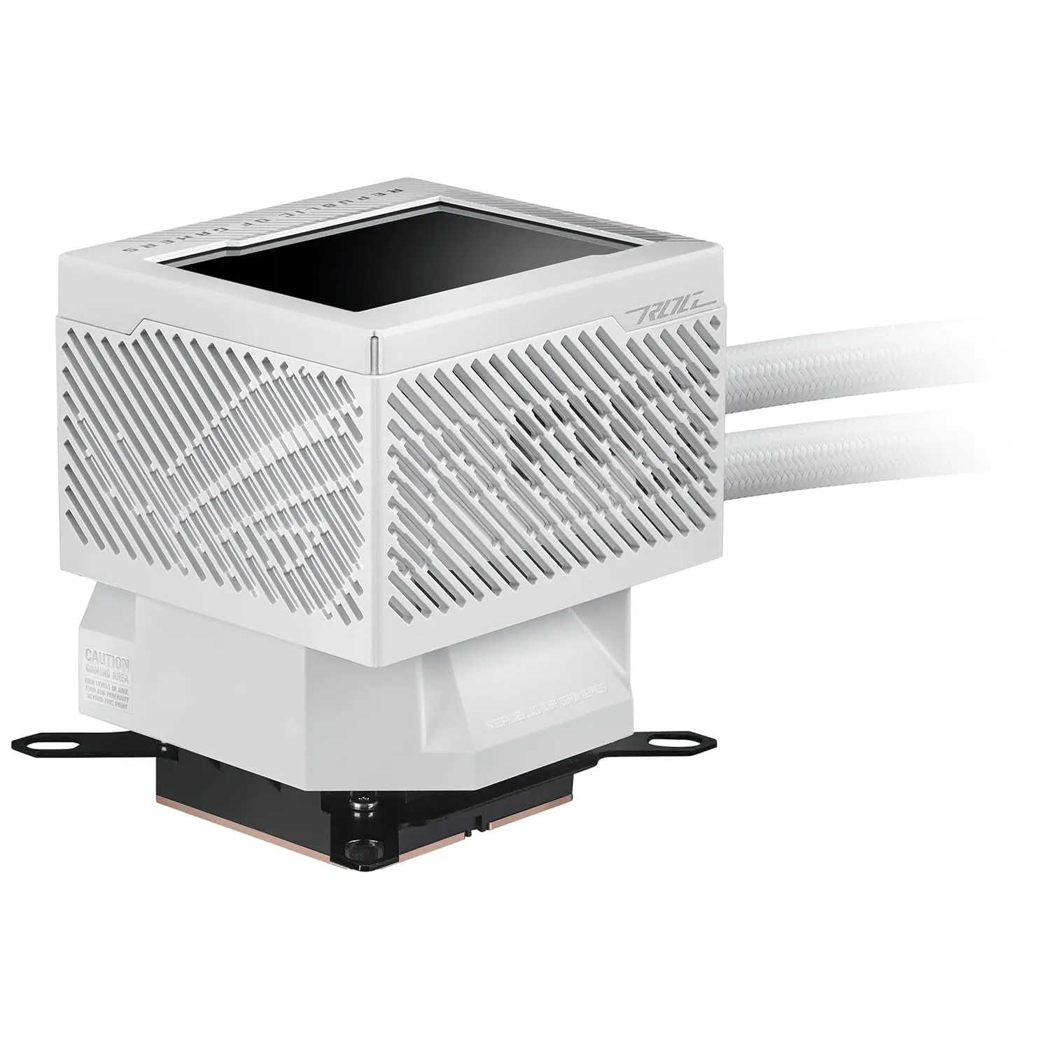 ASUS ROG Ryujin III 360 ARGB WHT All-in-one Liquid CPU Cooler with 360mm Radiator. Asetek 8th gen Pump, 3X Magnetic 120mm ARGB Fans (Daisy Chain Design), 3.5” LCD Display. , WHITE