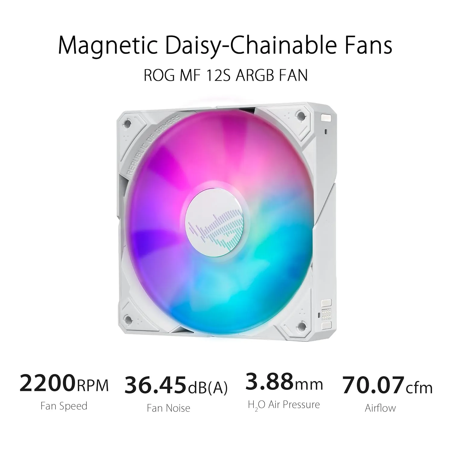 ASUS ROG Ryujin III 360 ARGB WHT All-in-one Liquid CPU Cooler with 360mm Radiator. Asetek 8th gen Pump, 3X Magnetic 120mm ARGB Fans (Daisy Chain Design), 3.5” LCD Display. , WHITE