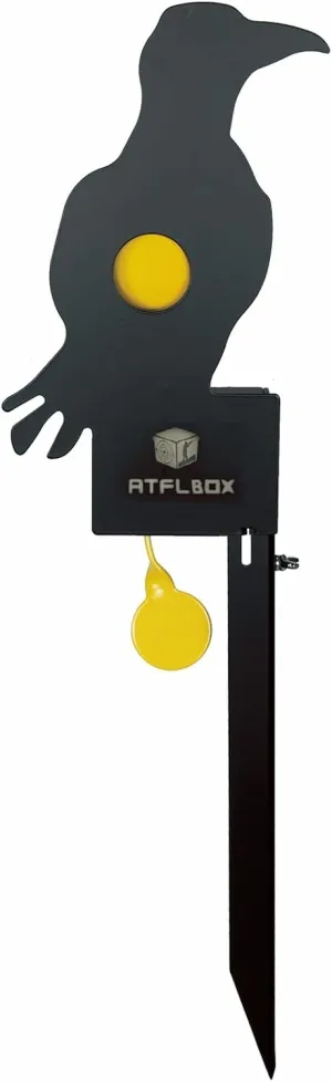 Atflbox Metal Eagle Reset Target, Air Rifle Animal Shooting Targets for Outdoor and Backyard, Rated for Airgun Pellet .177 .22 Caliber