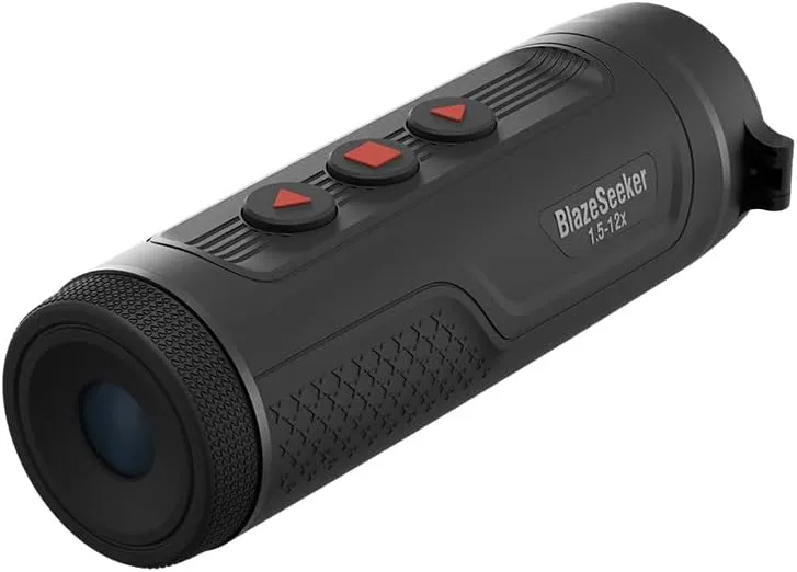 ATN BlazeSeeker Thermal Hunting Monocular - 256x192 Sensor, 50Hz, 12μm, <35mK, 720x540 LCOS Display, 12.5mm Eye Relief, 9  Hour Battery, USB Type-C, IP67 Waterproof