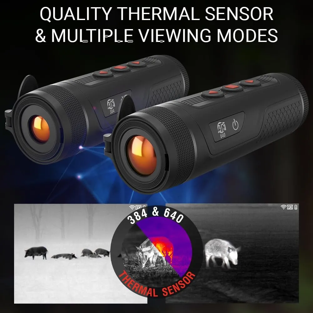 ATN BlazeTrek-619 Thermal Imaging Monocular 12 Micron,640x512 <25 NETD, 50 Hz