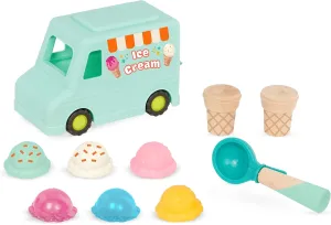 B. toys- Sweet Scoops- Pretend Play Ice Cream Truck Play Set – Play Food & Accessories – Toy Truck, Stackable Scoops, Magnetic Scooper- Toddlers, Kids – 2 Years   (10 Pcs)