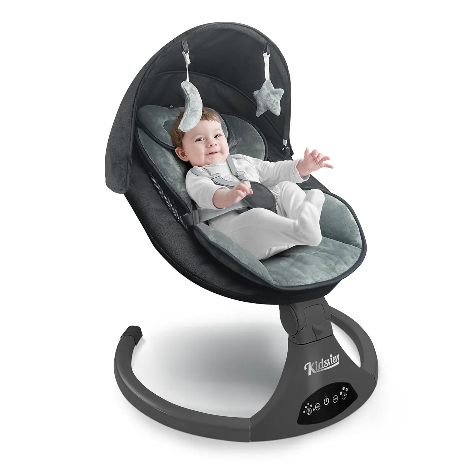 Baby Swings for Infants | Electric Bouncer for Babies,Portable Baby Swing for Newborns,5 Speeds,3 Seat Positions