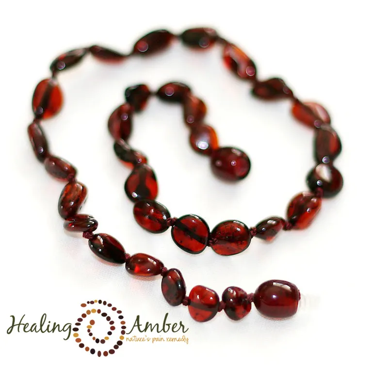 Baltic Amber Teething Necklace - 17.5 Inch