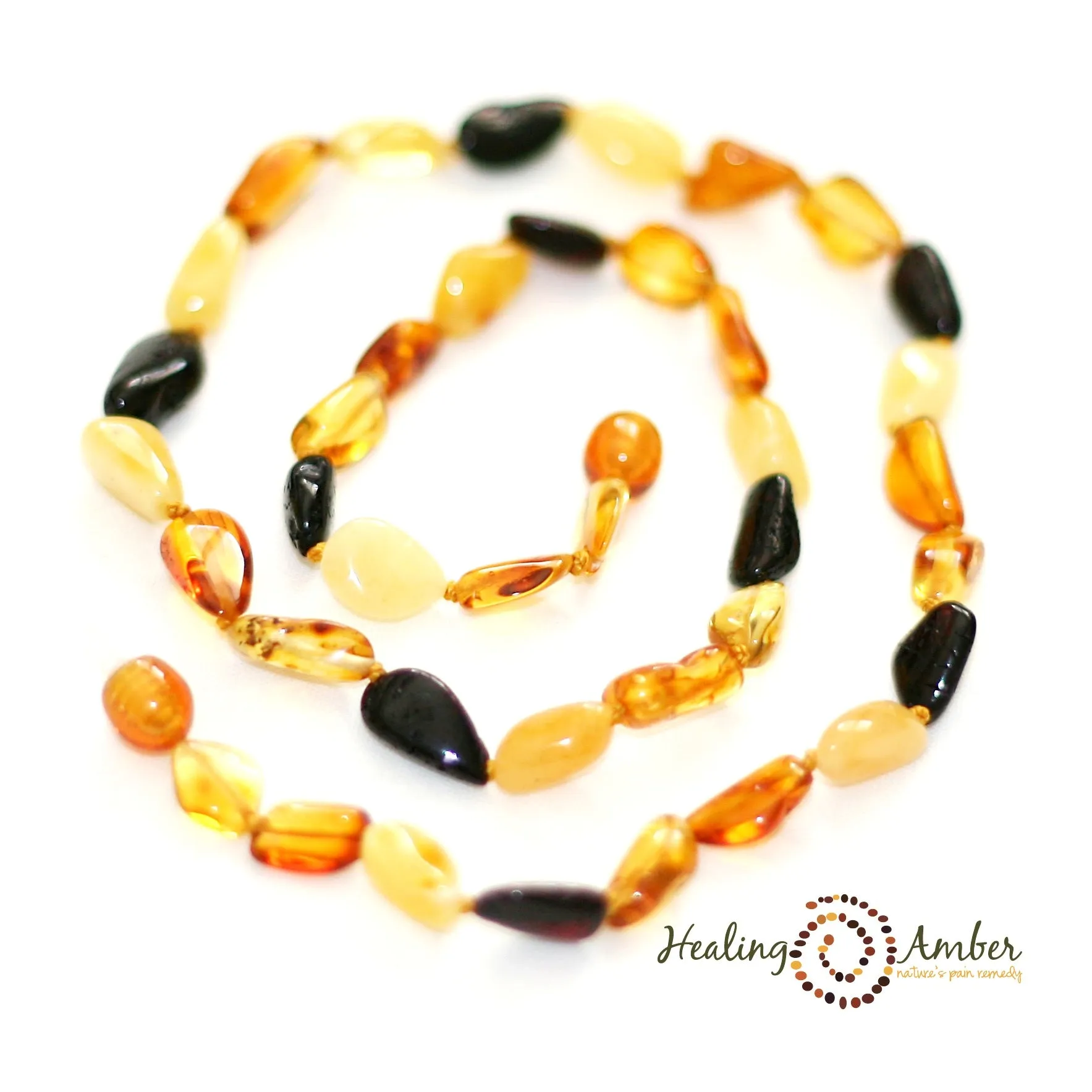 Baltic Amber Teething Necklace - 17.5 Inch