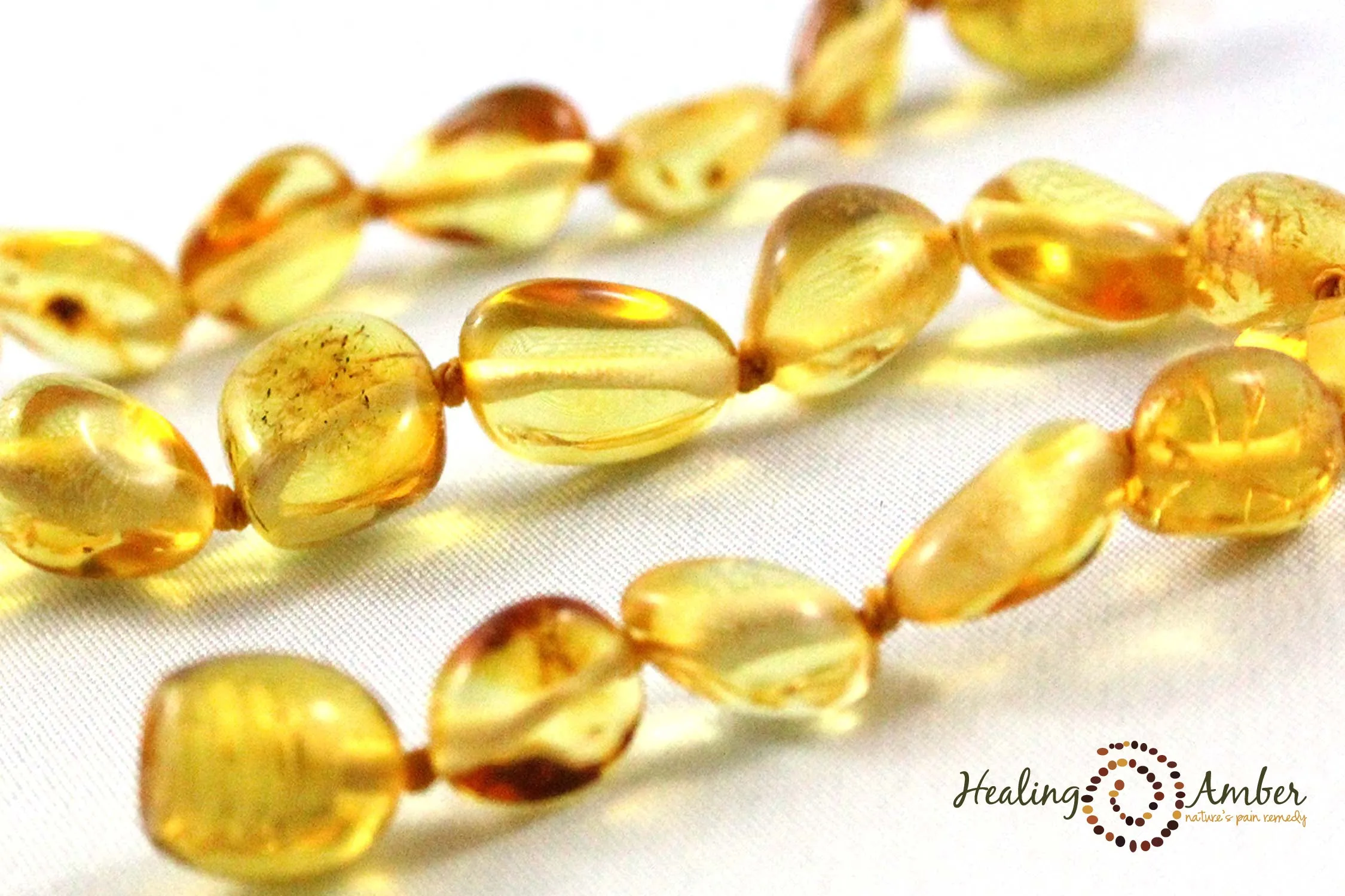 Baltic Amber Teething Necklace - 17.5 Inch