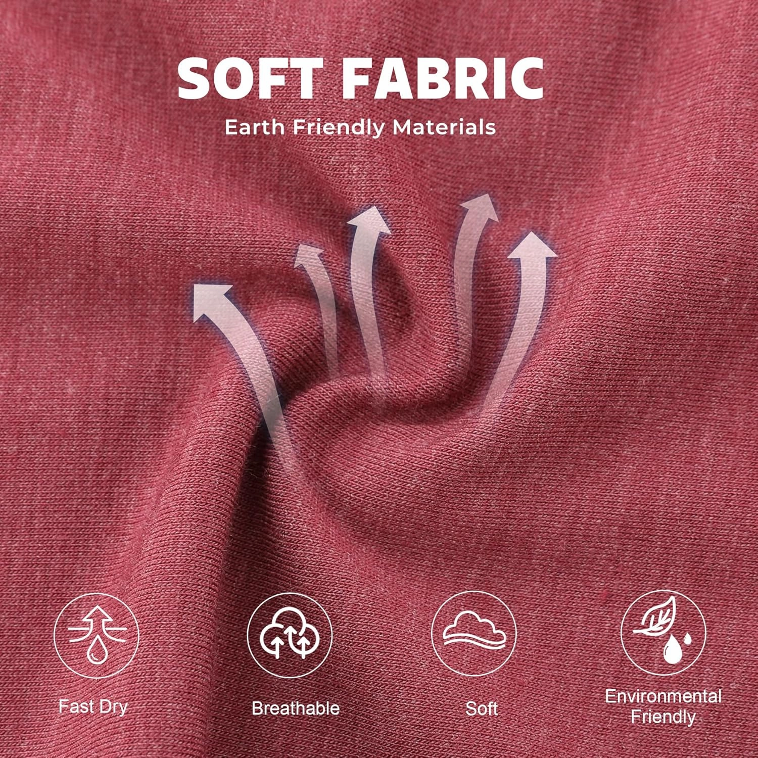 BAMBOO COOL Breathable Men's Underwear Modern Multipack Comfortsoft Moisture-Wicking Boxer Briefs 6 Pack