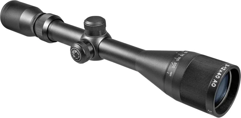 Barska Airgun Riflescope – Adjustable Objective Scope – Waterproof, Fogproof, Shockproof – Fully Coated Optics with Scope Caps for Precision Shooting
