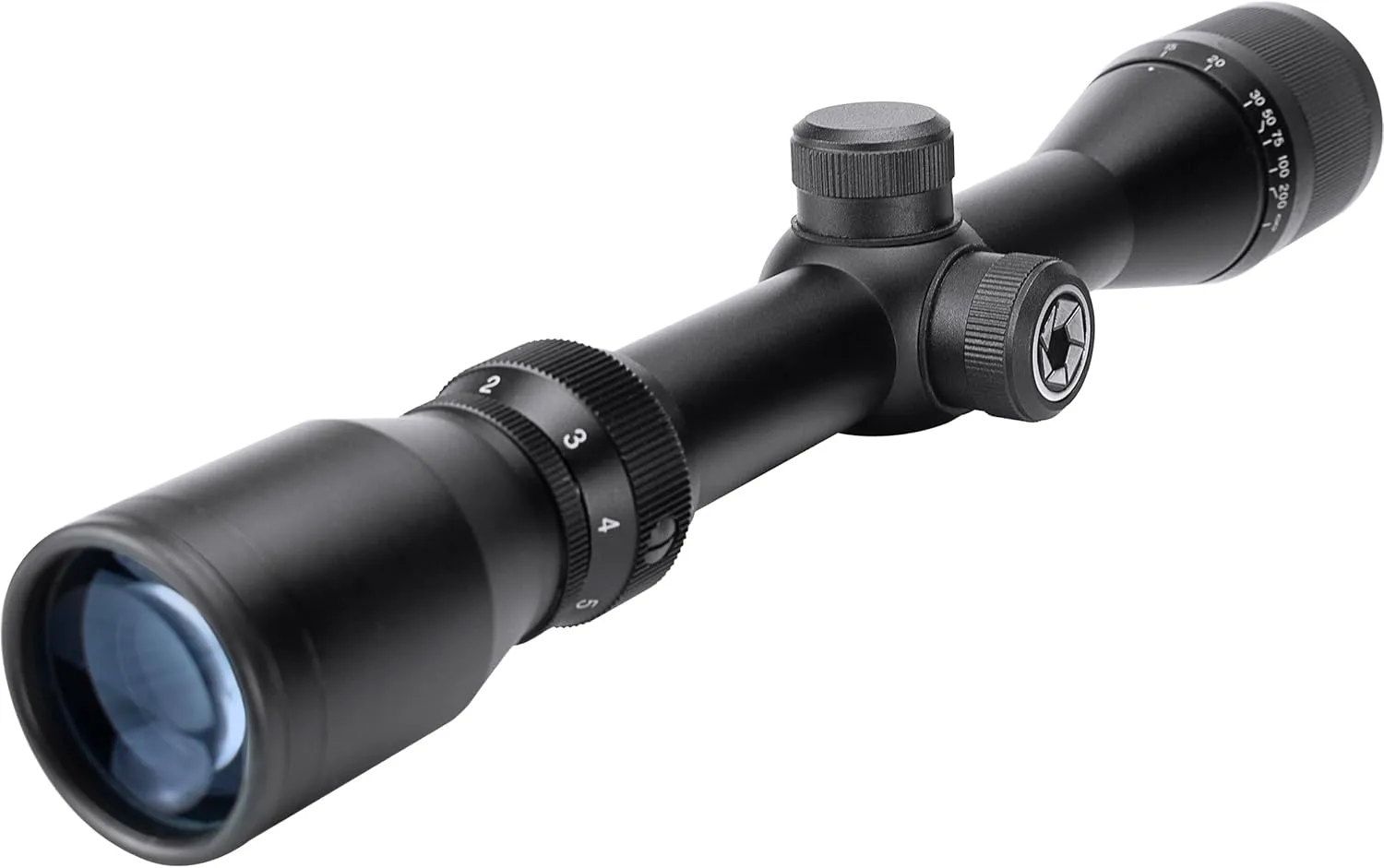 Barska Mil-Dot Reticle Reverse Recoil Airgun Scope with Adjustable Objective
