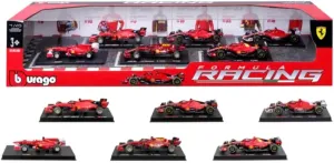 Bburago Ferrari Racing Formula 1 F1 1:43 Scale Die-Cast 6 Cars Set Exclusive (2023)