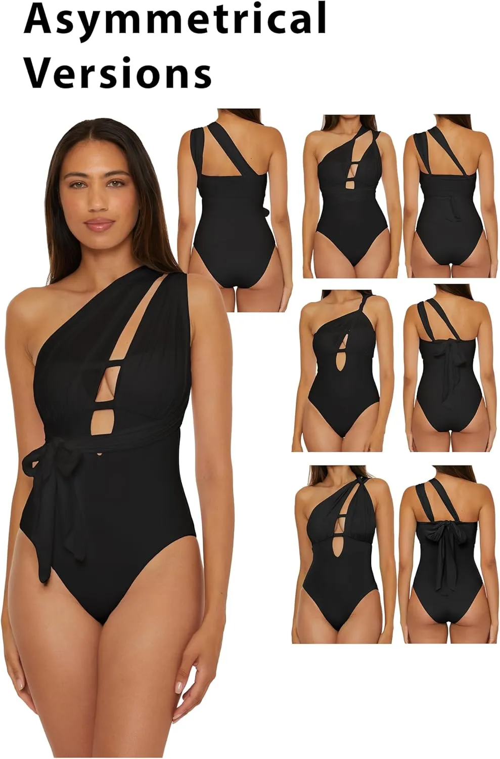 BECCA Women's The Butterfly Multiway One Piece Swimsuit, Adjustable, Bathing Suits