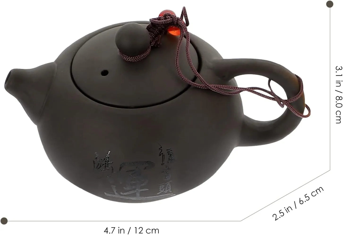 BESPORTBLE 1 Set Tea Set Travel Toiletry Travel Items teaware Carrier Bag Tea House teaware Chinese Style Kungfu Teapot Japanese Ceramic Tea Mug Ceramic teapot Porcelain mini Purple Clay