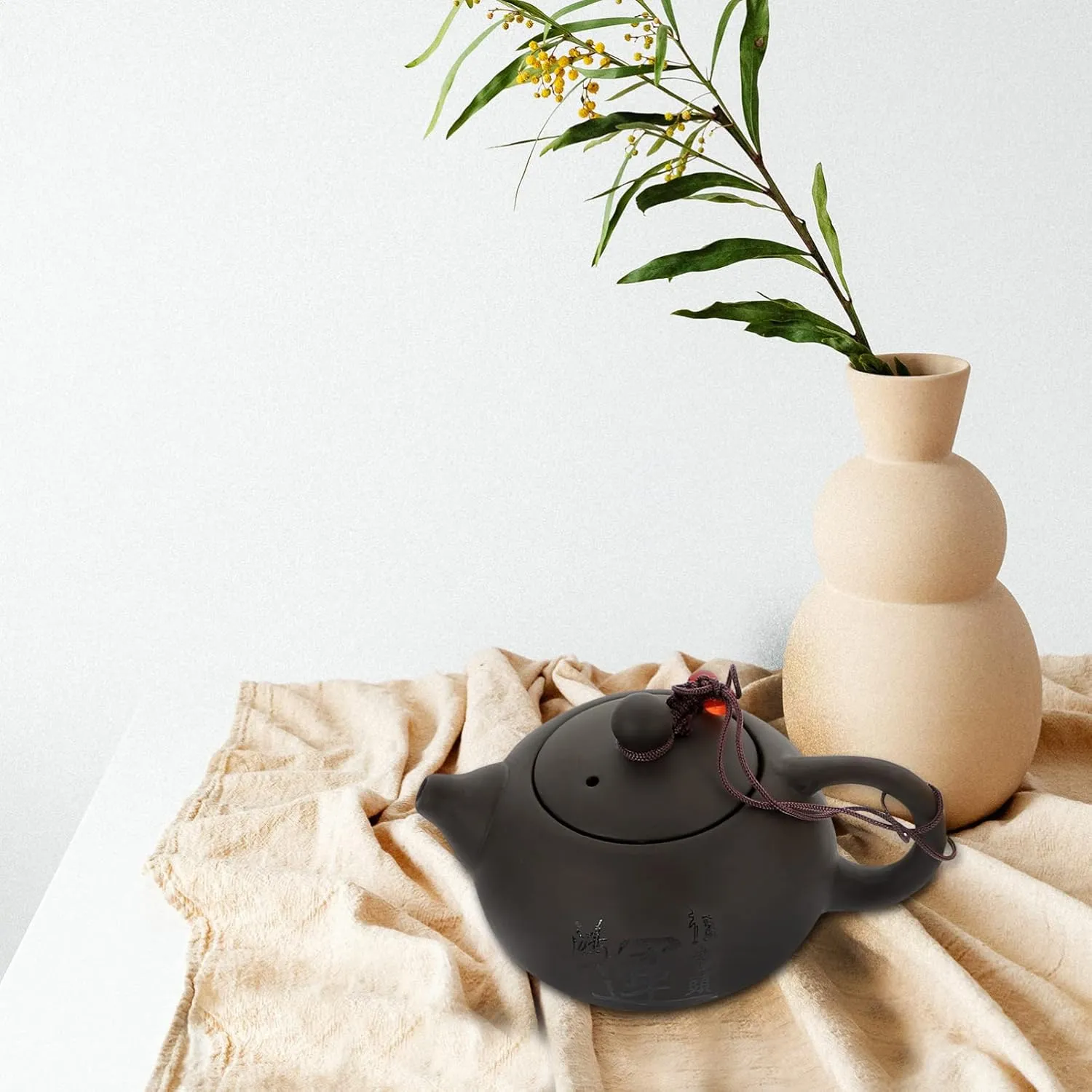 BESPORTBLE 1 Set Tea Set Travel Toiletry Travel Items teaware Carrier Bag Tea House teaware Chinese Style Kungfu Teapot Japanese Ceramic Tea Mug Ceramic teapot Porcelain mini Purple Clay