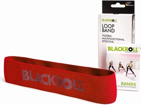 BLACKROLL - Loop Band Set, Resistance Bands for Yoga, Pilates, Exercise Bands Set for Working Out, Training, and The Gym, Booty Bands for Hip and Glutes, for Men and Women, Red