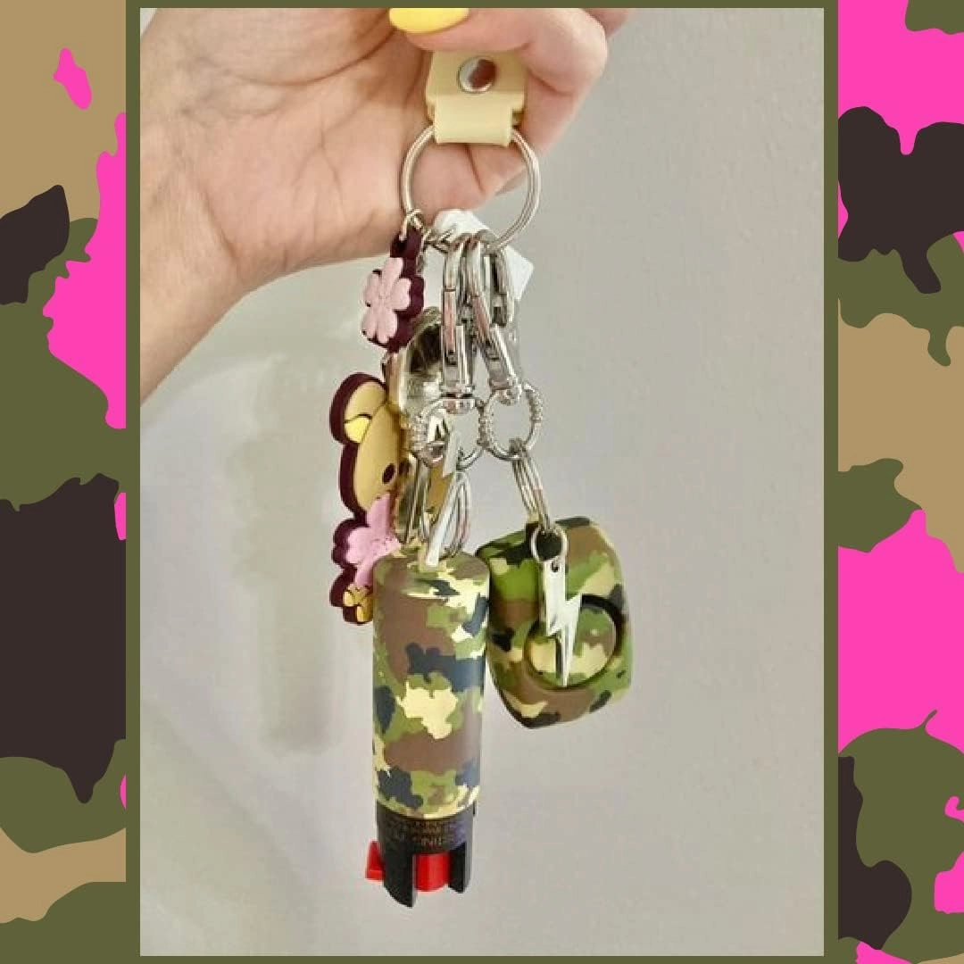 BLINGSTING Self Defense Kit - Professional Grade, Maximum Strength Pepper Spray with UV Marking Dye & Mini Personal Safety Alarm