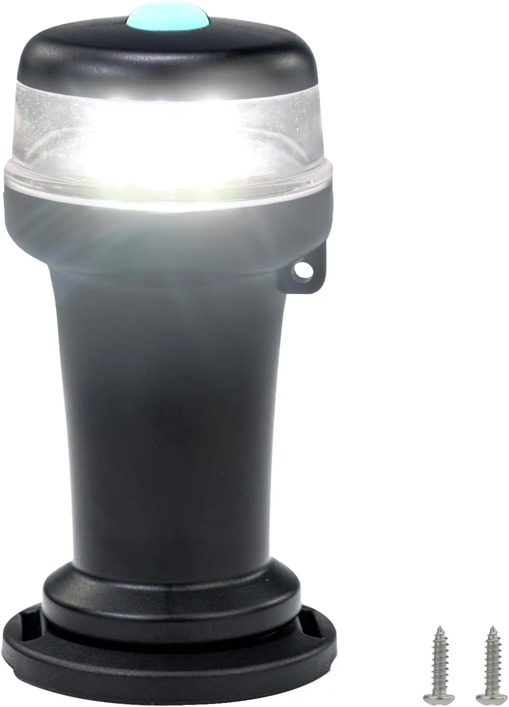 Boat Navigation lights LED Battery Powered with Magnetic Base Surface Mounting (White)