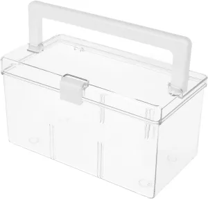 Box Transparent Card Holder Compact Acrylic Box for Cards Organization Clear Design for Easy Access and Space Saving