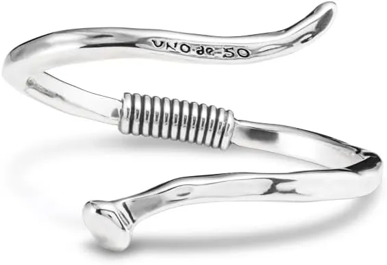 Bracelet in metal mix coated in 15 micro silver.