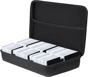 Brappo 1000  Playing Card Case Compatible With Cards & All Standard Size Cards. (Case Only) (Black)