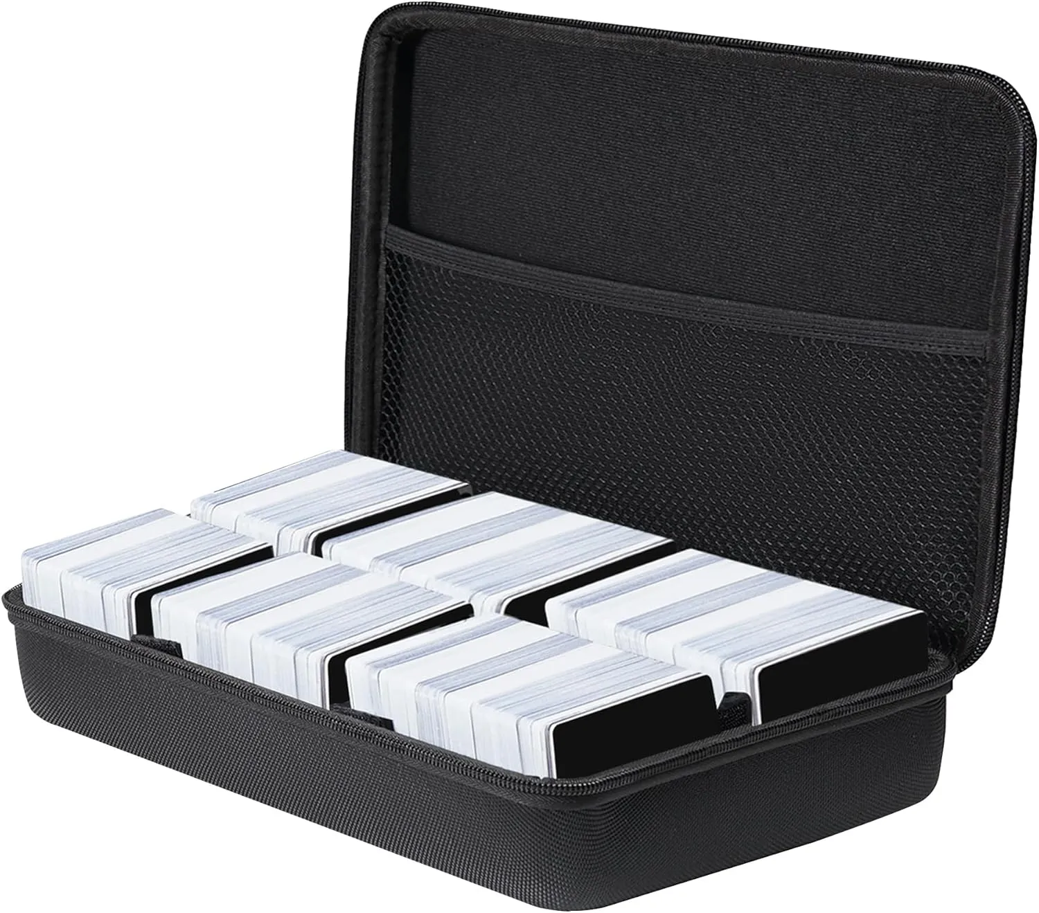 Brappo 1000  Playing Card Case Compatible With Cards & All Standard Size Cards. (Case Only) (Black)