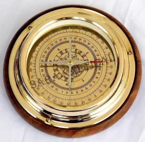 Brass Magnifying/Navigational/Magnetic Sailing Ship/Boat Desk Compass 5 Inch
