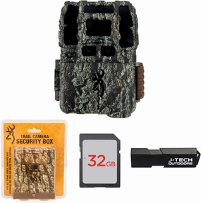 Browning Dark Ops DCL Nano Trail Game Camera Bundle Includes Sub Micro Security Box   32GB Memory Card   J-TECH Card Reader (26MP) | BTC6DCLN