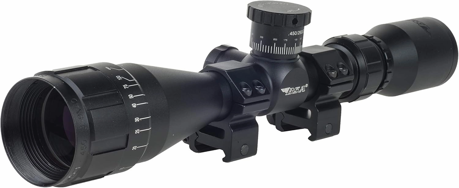 BSA Optics Sweet .450 Bushmaster AO 3-9X40, Black