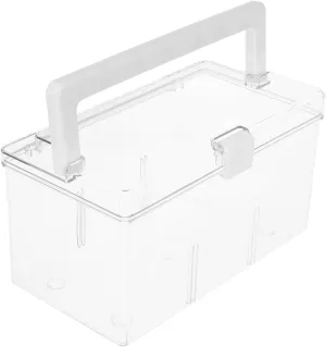 Business Card Display Box Transparent Acrylic Card Organizer Protective Lid for Sports Trading and Compact Storage for Easy Access and