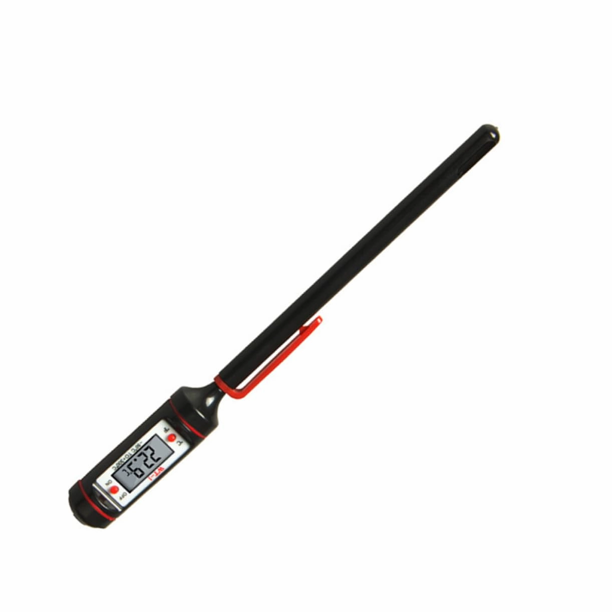 Cabilock 2pcs Practical Kitchen Thermometer Stainless Steel Meat Thermometer Digital Cooking Easy to Use