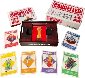 Cancelled Card Game Gag Political Gifts by Continuum Games Fun White Elephant Merchandise Gift