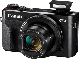 Canon PowerShot G7 X Mark II, 1066C002 (International Version) Black