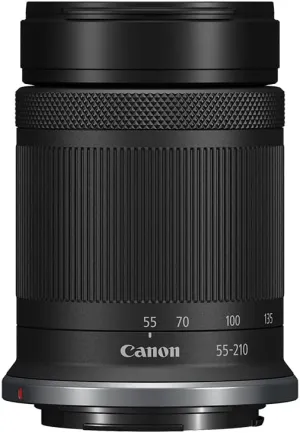 Canon RF-S55-210mm F5-7.1 is STM for Canon APS-C Mirrorless RF Mount Cameras, Telephoto Zoom, Compact, Lightweight, Optical Image Stabilization, for Landscape, Portrait, & Travel Photos/Videos