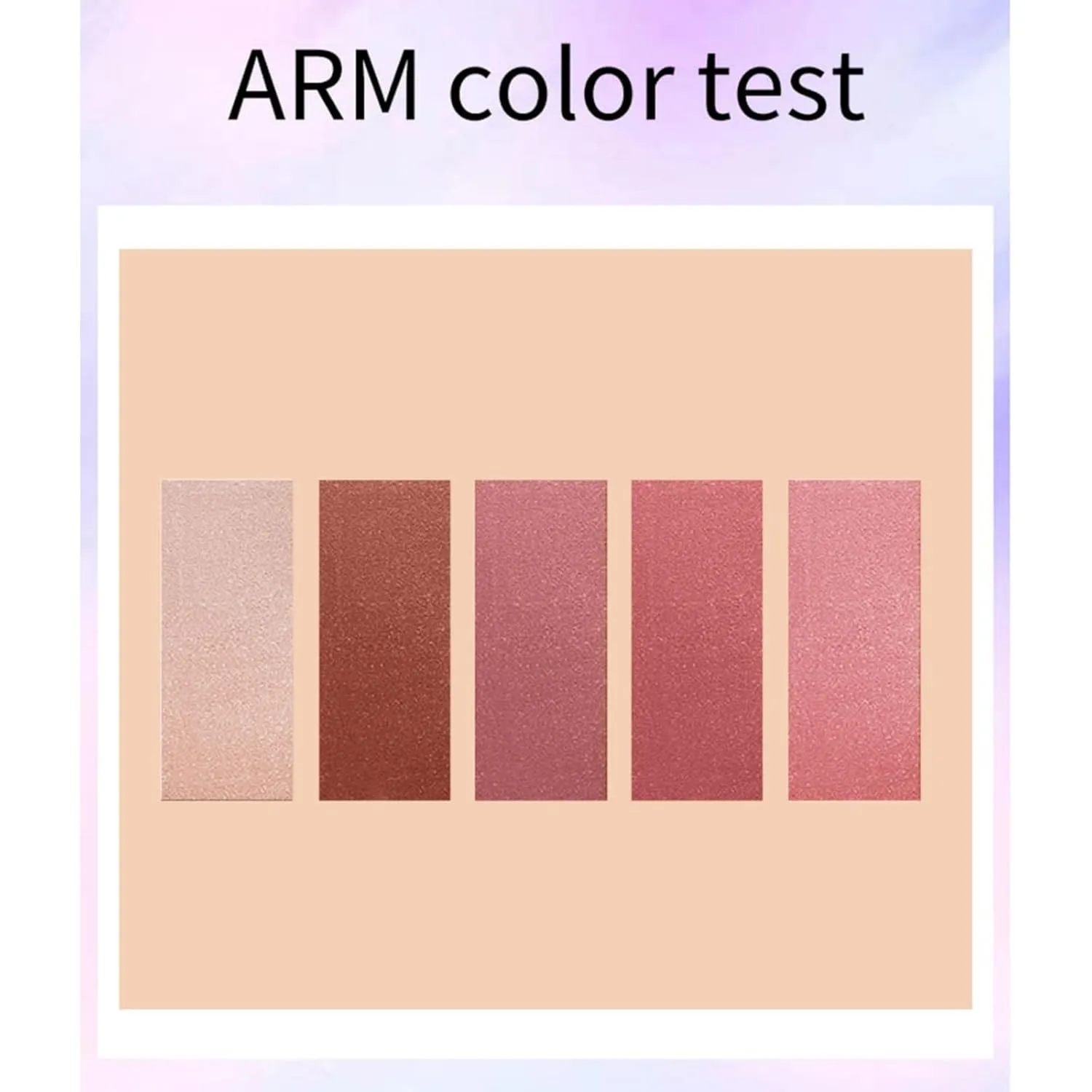 Carved Rose Blush & Highlighter Palette - Pressed Powder with Floral Embossing, Monochromatic Shimmer for Cheeks & Eyes, Vegan & Cruelty-Free (#01, Rose Blush)
