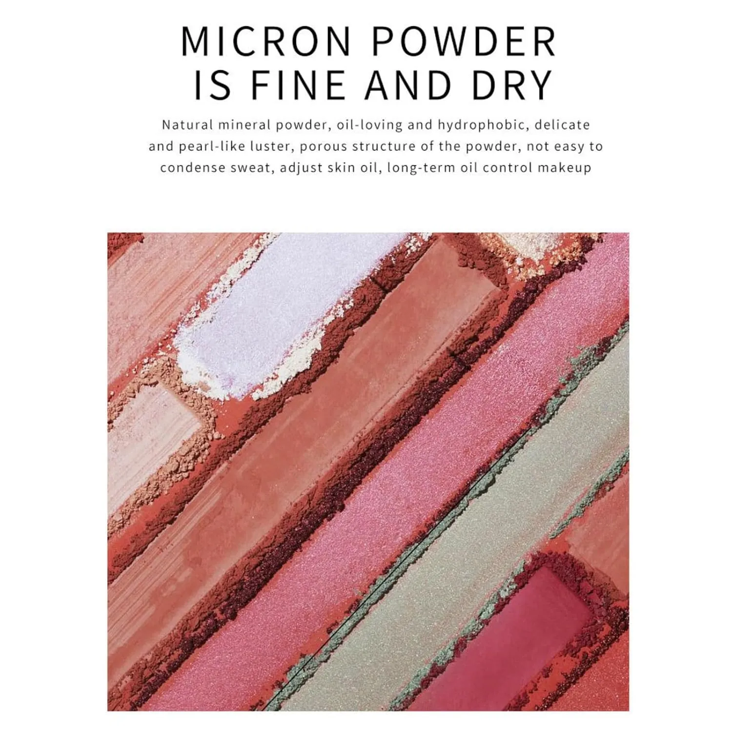 Carved Rose Blush & Highlighter Palette - Pressed Powder with Floral Embossing, Monochromatic Shimmer for Cheeks & Eyes, Vegan & Cruelty-Free (#01, Rose Blush)