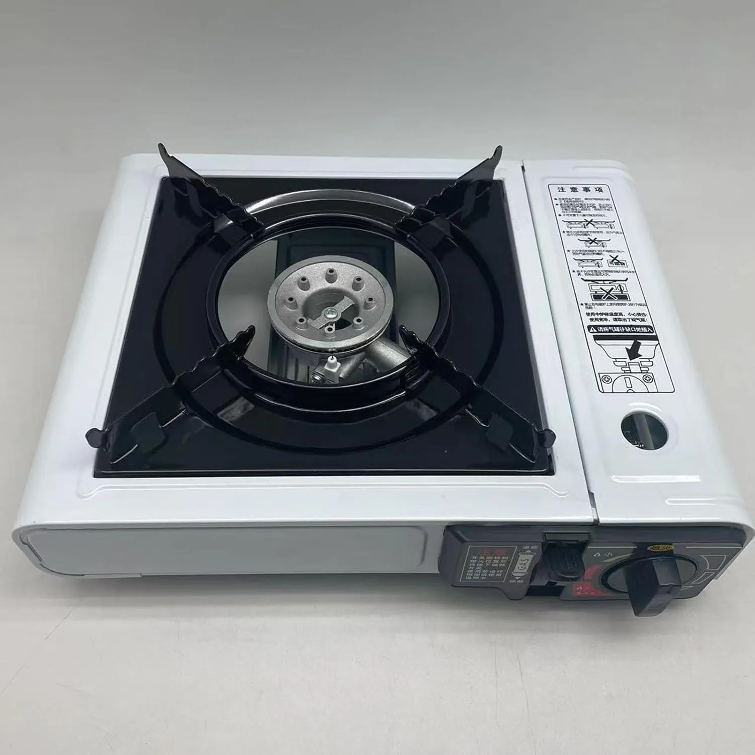 Cassette Stove,with Electronic Lighter and Self-Adjusting Firepower,Portable Butane Gas Stove for Camping, Picnic,car Travel