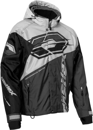 Castle X Men's Code Jacket in Silver/Charcoal/Black, Size Large