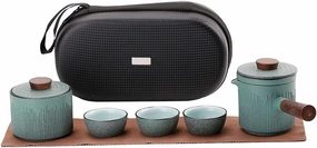 Ceramic Teapots Cups Tea Sets Portable Travel Bag Tea Ceremony Decoration Accessories Teacups