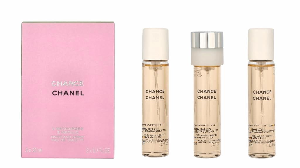 CHANEL Chance Twist & Spray Eau De Toilette Refill - 3x20ml/0.7oz