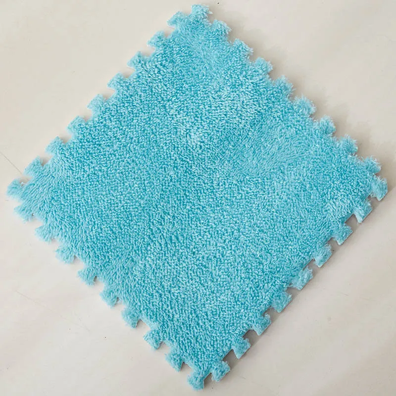 Child Carpet Baby Assembled Home Shaggy Soft Splice EVA Foam Mats