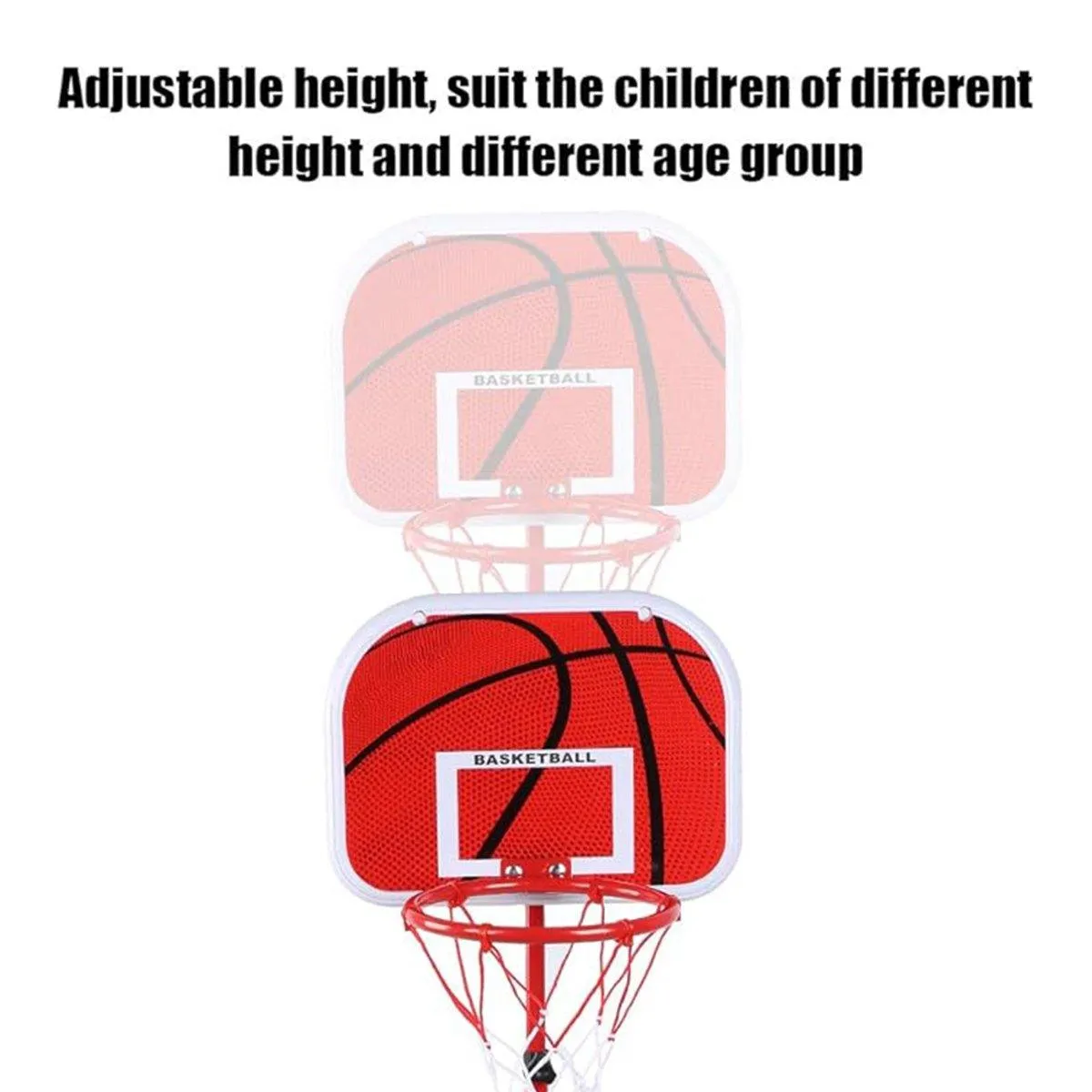 Childrens Basketball Rack Liftable Iron Rod Indoor Outdoor Frame Ball Shooting Toy