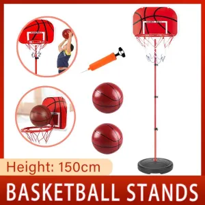 Childrens Basketball Rack Liftable Iron Rod Indoor Outdoor Frame Ball Shooting Toy
