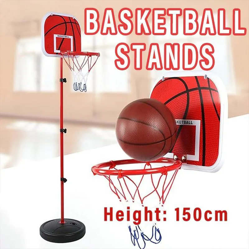 Childrens Basketball Rack Liftable Iron Rod Indoor Outdoor Frame Ball Shooting Toy