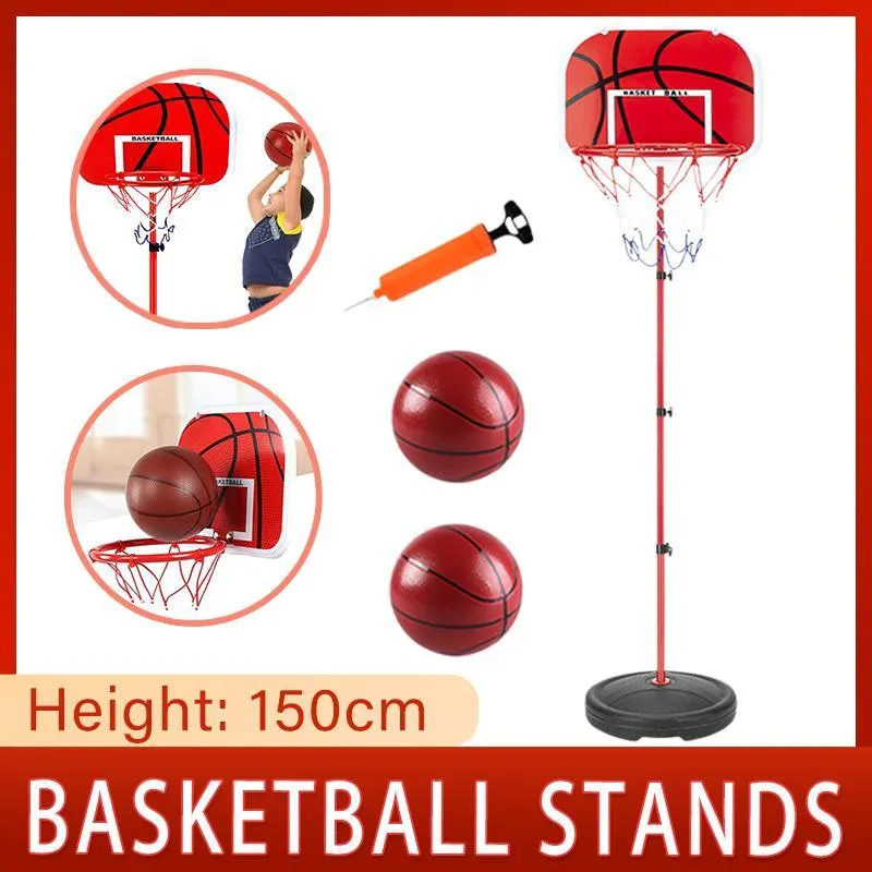 Childrens Basketball Rack Liftable Iron Rod Indoor Outdoor Frame Ball Shooting Toy