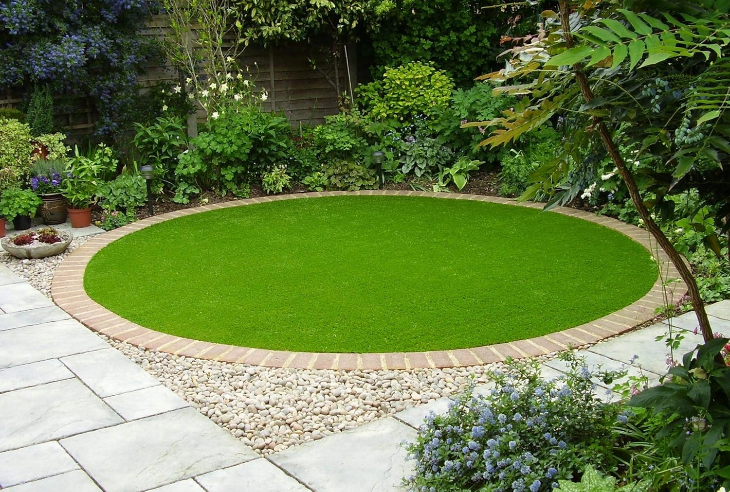Christmas Tree Decoration, Artificial Grass Mat Round Shape, Realistic Synthetic Grass Indoor Outdoor Rug, Garden Lawn Landscape for Pets,Fake Faux Grass Rug with Drainage Holes, Diameter 5 FT