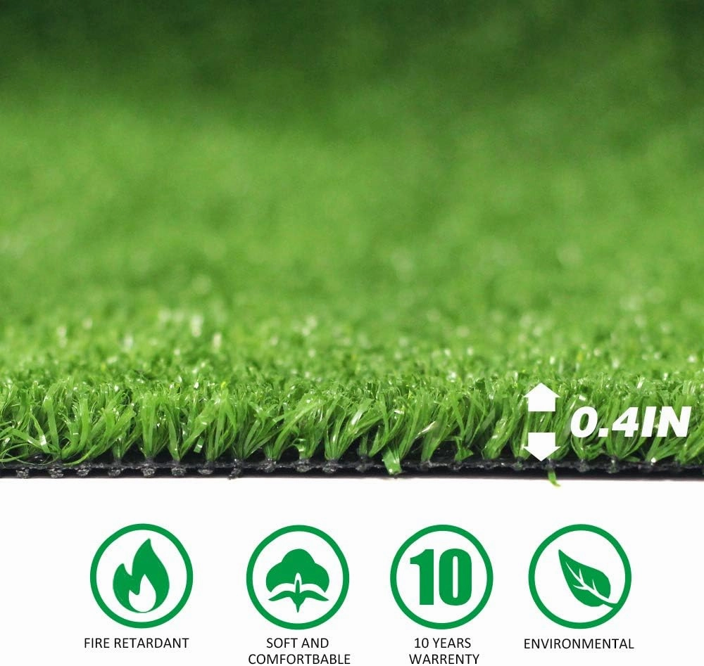 Christmas Tree Decoration, Artificial Grass Mat Round Shape, Realistic Synthetic Grass Indoor Outdoor Rug, Garden Lawn Landscape for Pets,Fake Faux Grass Rug with Drainage Holes, Diameter 5 FT