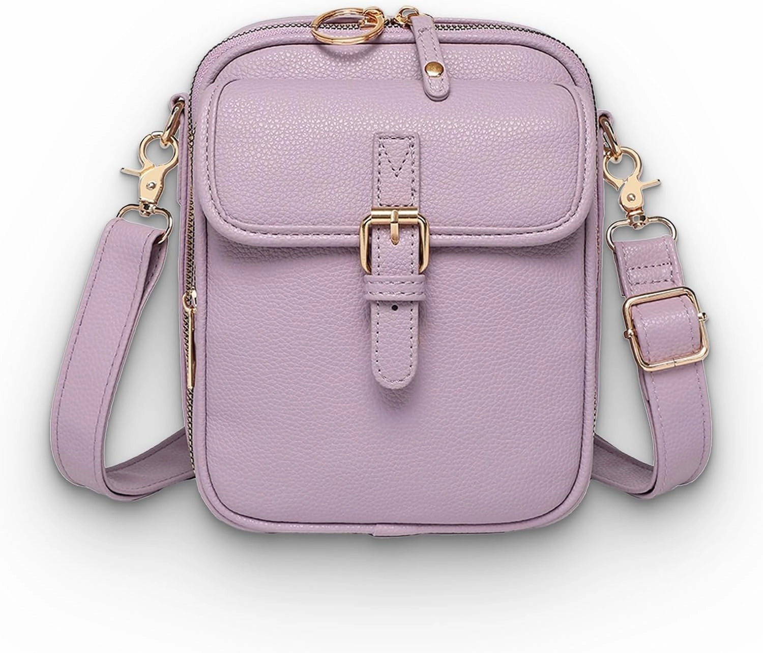 Comebybuy Purse Vintage Mini Messenger Bag, Leather Vintage Double Layer Large Capacity Messenger Bag For Women