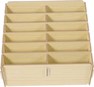Compartment Card Sorter Storage Box Organizer Safe Material for Easy Sorting and