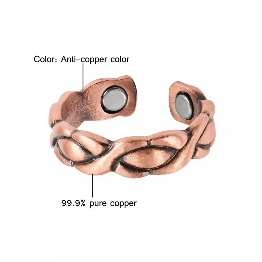 CR17 Copper Twist  Ring