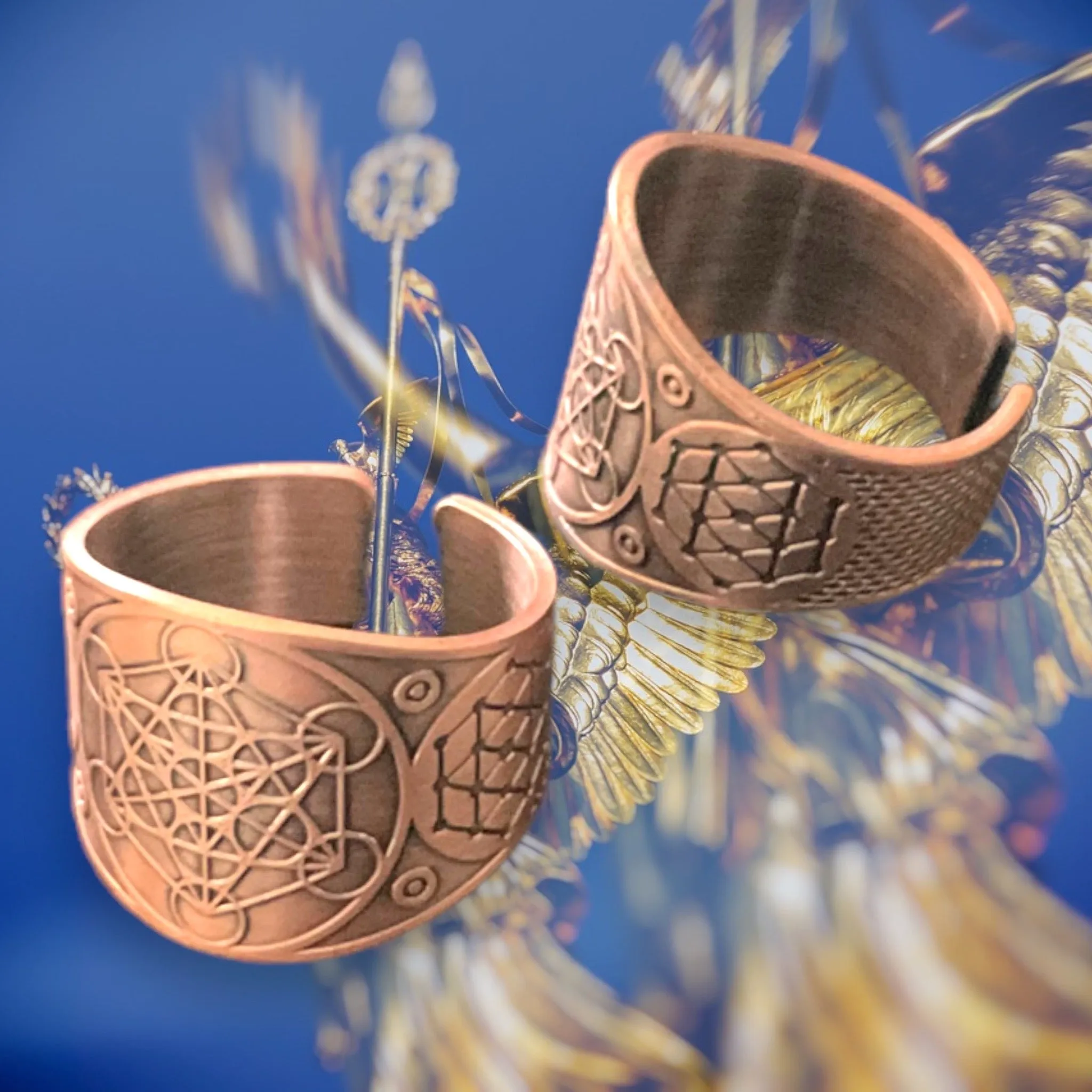 CR2A Copper ring ‘Metaron angel protection ’