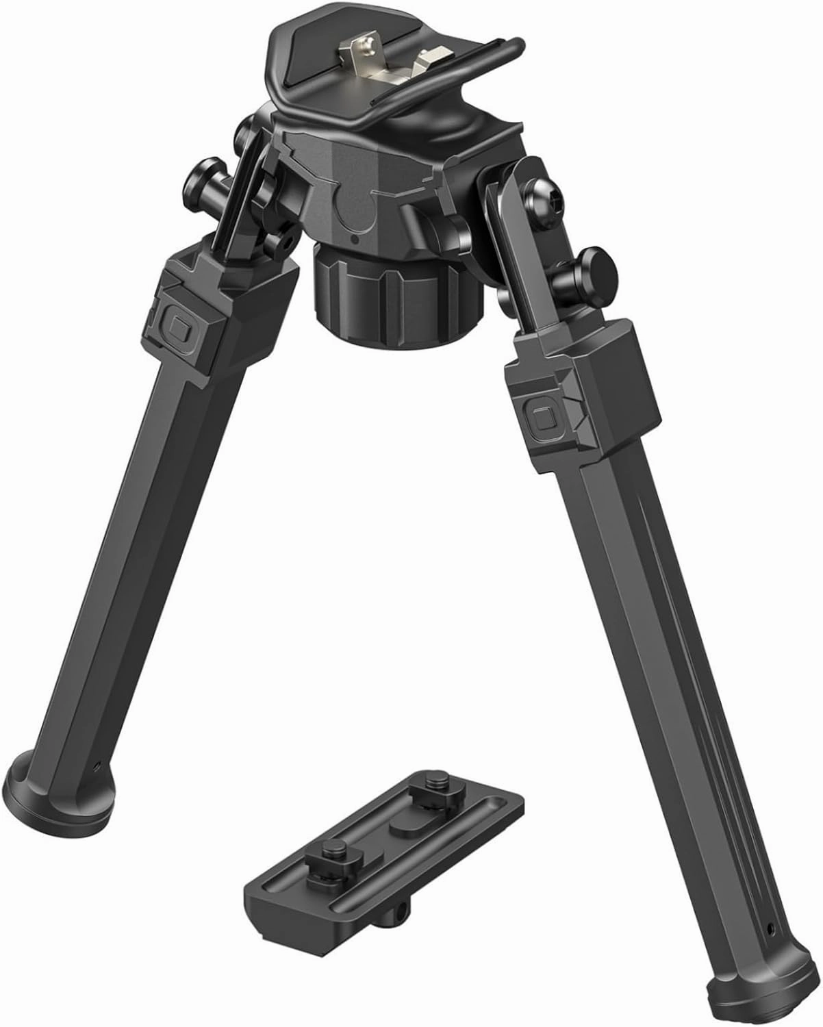 CVLIFE Adjustable Rifle Bipod with Adapter Compatible with M-Rail and Sling Stud for Hunting